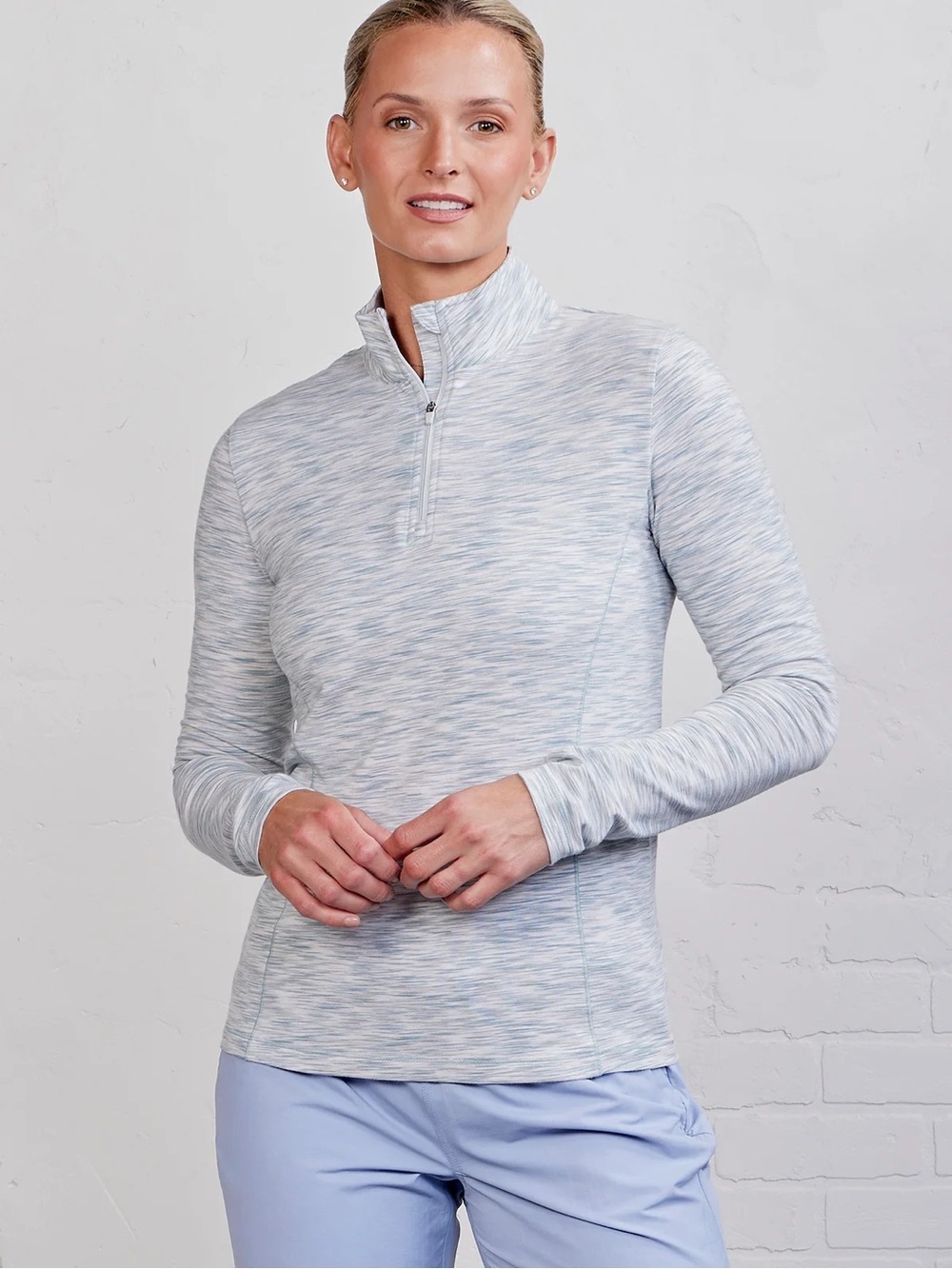 TASC Performance Recess Quarter Zip Gray